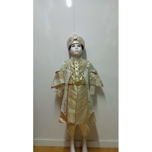 ERTUĞRUL KAFTAN TAKIMI 5/12 YAŞ - GOLD - 7-8 YAŞ