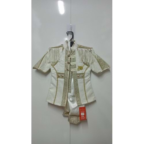 LÜX TUĞRA BEBE KAFTAN TAKIMI 5/12 YAŞ - GOLD - 3-4 YAŞ