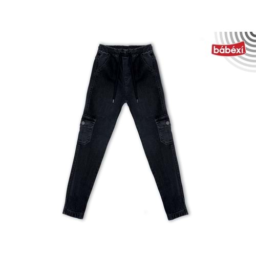 391705 Erkek Cotton Kargo Cep 8Y,9Y,10Y,11Y,12Y - FÜME - 11-12 YAŞ