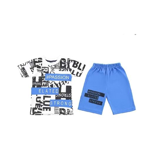 402668 Kaprili Takım 2Y,4Y,6Y,8Y - MAVİ - 1-2 YAŞ