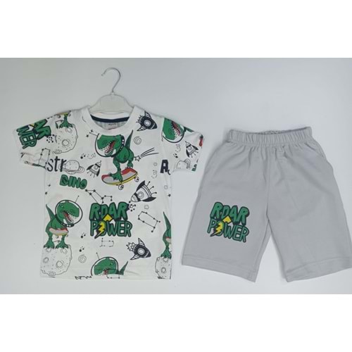 402667 Kaprili Takım 2Y,4Y,6Y,8Y - GRİ - 7-8 YAŞ