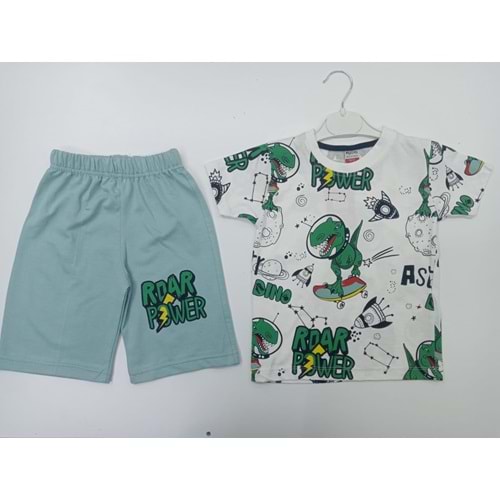 402667 Kaprili Takım 2Y,4Y,6Y,8Y - SU YEŞİLİ - 7-8 YAŞ