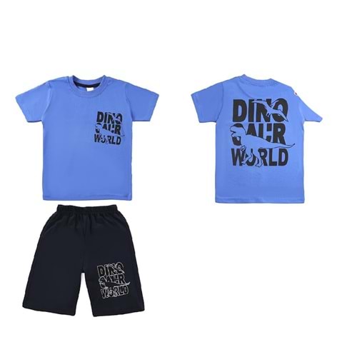 398041 Kaprili Takım 2Y,4Y,6Y,8Y - MAVİ - 7-8 YAŞ