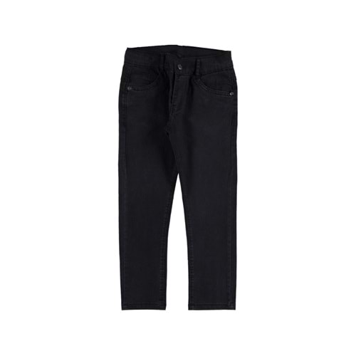 166850 SİYAH YIPRATMALI ERKEK KOT PANTOLON 3/7 YAŞ - SİYAH - 6-7 YAŞ