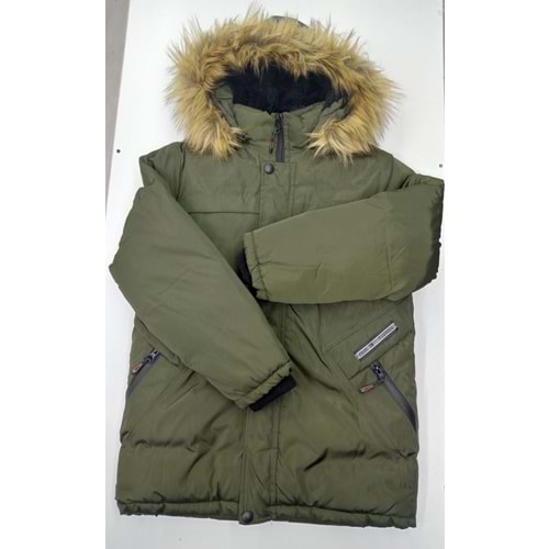 409103 Çocuk Mont 12/15 YAŞ - YEŞİL - 12-13 YAŞ