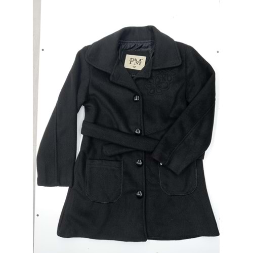 160416 KAŞE KIZ KABAN 10/13 YAŞ - SİYAH - 10-11 YAŞ