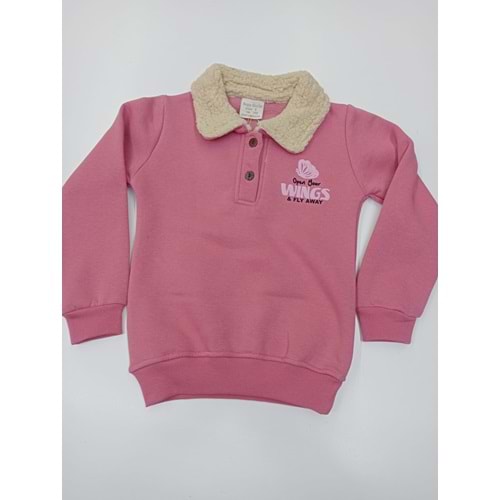 414692 Kız Çocuk Sweat 3Y,4Y,5Y,6Y Kız - PEMBE - 3-4 YAŞ