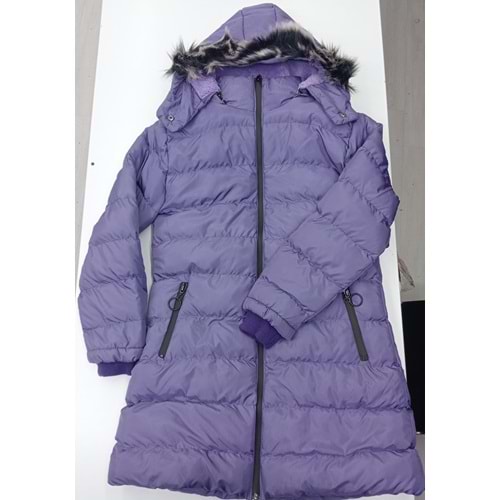 409147 jesija-Çocuk Mont 9Y,10Y,11Y,12Y Kız - MOR - 9-10 YAŞ