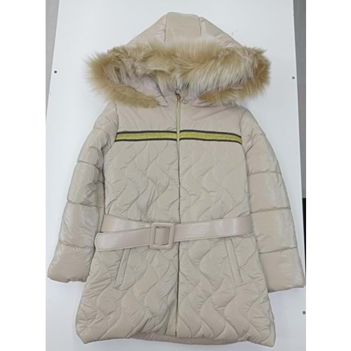 SİMLİ ŞERİT MONT KIZ 7/10 YAŞ - KREM - 6-7 YAŞ