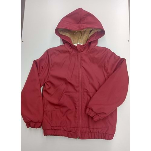 63536 KOLU LASTİKLİ MONT ERKEK 7/10 YAŞ - BORDO - 8-9 YAŞ