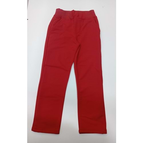 GEZ RİBİNALI PENYE PANTALON - KIRMIZI - 15-16 YAŞ