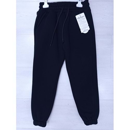 1570 3 İP ŞARDONLU KIŞLIK OKUL EŞOFMANI 12/16 - SİYAH - 12-13 YAŞ