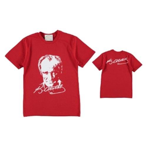 402575 ATATÜRK BASKILI ERKEK TİŞÖRT 10/13 YAŞ