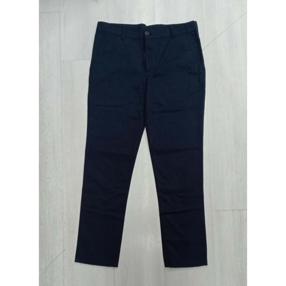 KETEN PANTALON 38/46 - LACİVERT - 38
