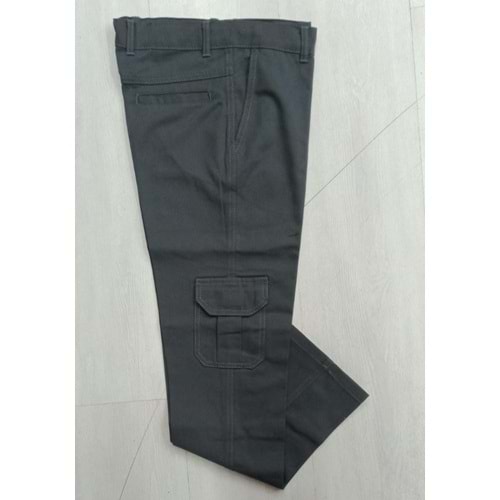 KETEN LASTİKLİ GARSON KARGO CEP 9/11 YAŞ - GRİ - 9-10 YAŞ