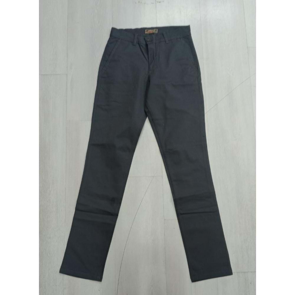 CANVAS LİKRALI PANTALON 38/46 BEDEN - GRİ - 46