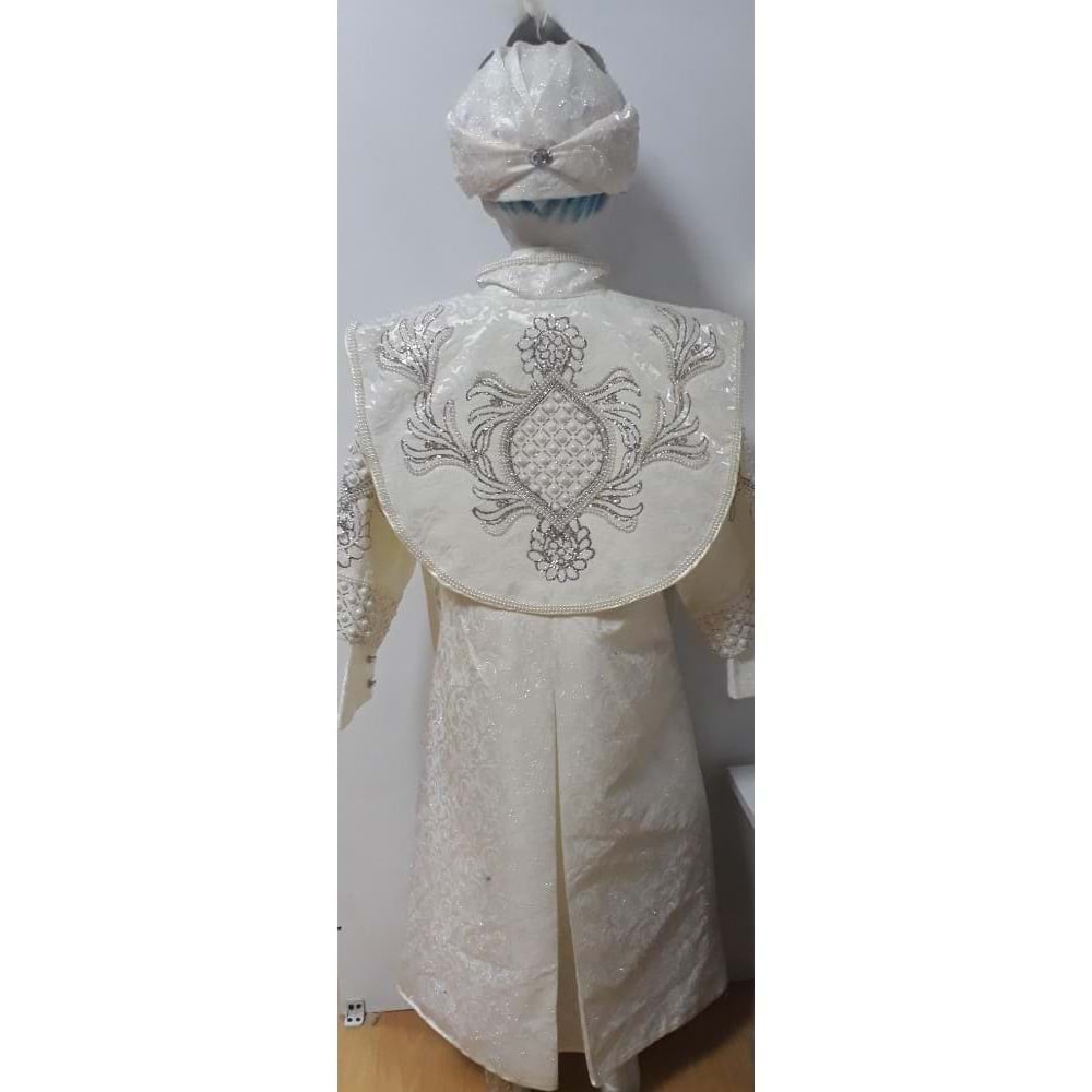 4 Kalamazi Ahtapot Kaftan 5/12 Yaş - Krem - 10-11 Yaş