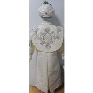 4 Kalamazi Ahtapot Kaftan 5/12 Yaş - Krem - 10-11 Yaş