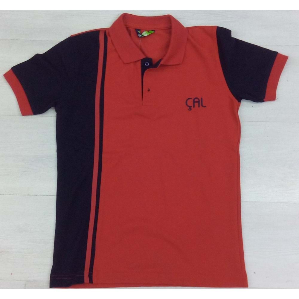 ÇAL LİSE LAKOST KISA - KIRMIZI - 3XL