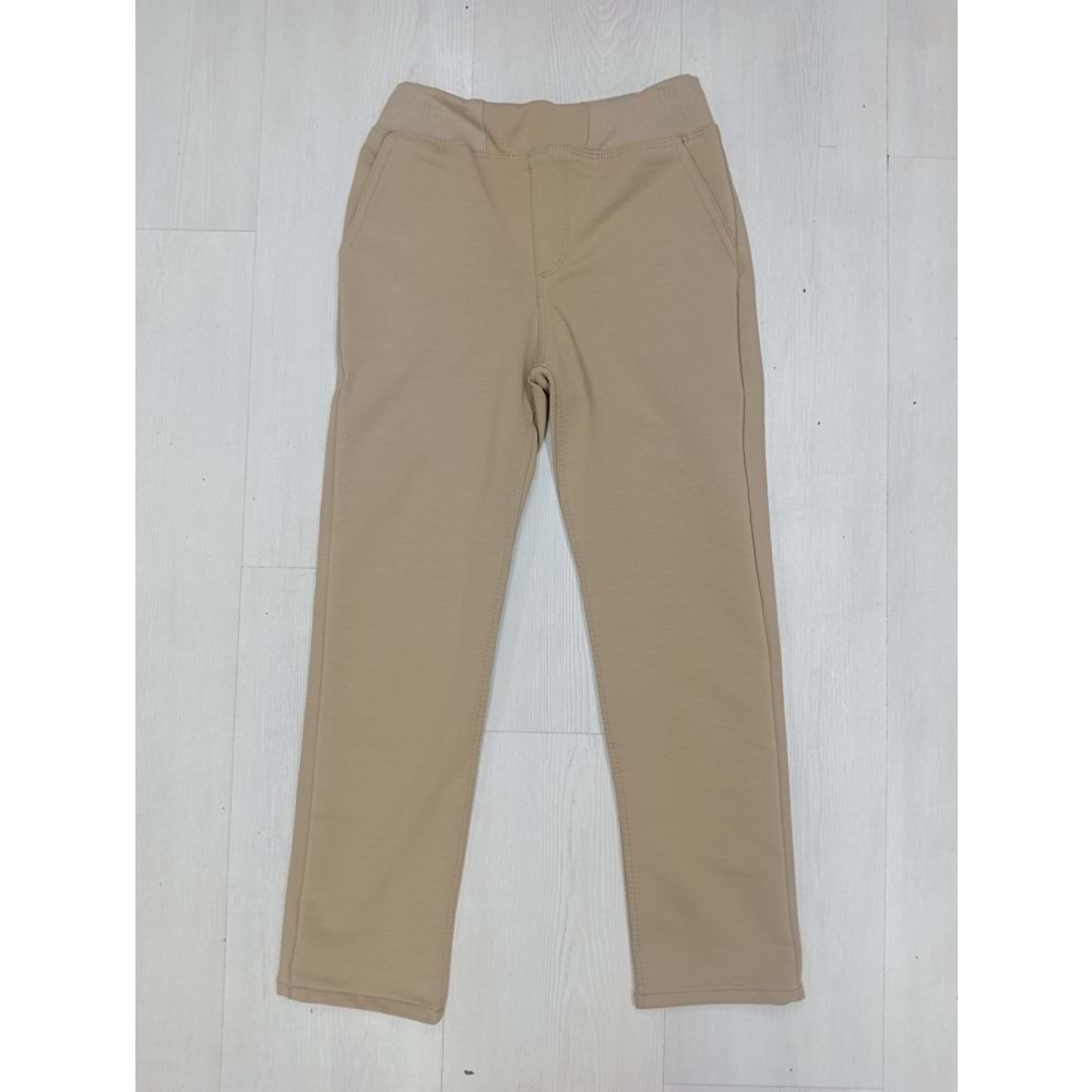 ORTAOKUL RİBANALI PENYE PANTALON - CAMEL - 12-13 YAŞ
