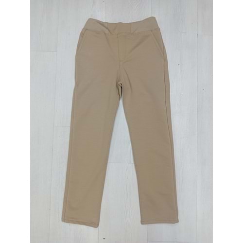 ORTAOKUL RİBANALI PENYE PANTALON - CAMEL - 12-13 YAŞ